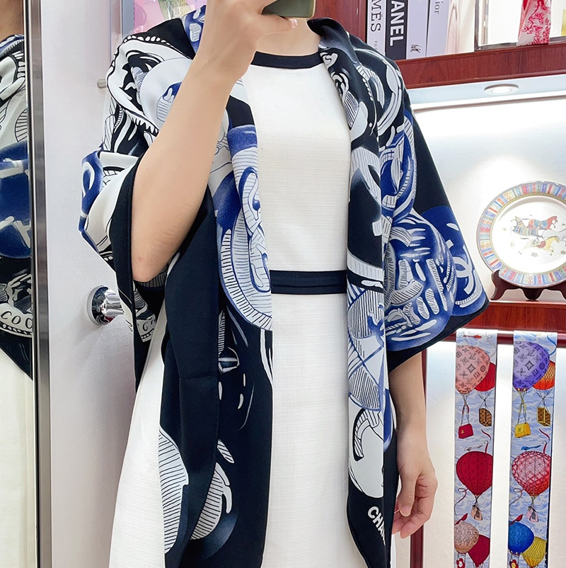 샤넬 고품질 스카프 머플러 2칼라 25