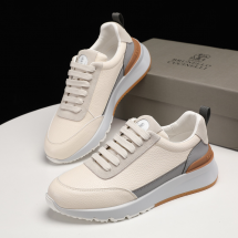 브루넬로쿠치넬리 칼프스킨 앤 스웨이드 러너스 2컬러 242MZUAVGO278CBK37