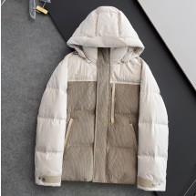 제냐 패널 퀼팅 코튼블렌드 코듀로이 다운 스키 자켓 2컬러 UCT14A6