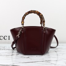 구찌 대나무 탑 핸들 토트백 블랙 가죽 2컬러 805830