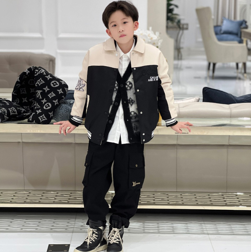 루이비통 가죽 나일론 튜닉 재킷 1AFAGM