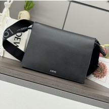 로에베 플라멩코 부드러운 광택 송아지 가죽 숄더백 3컬러 B411FSAX04