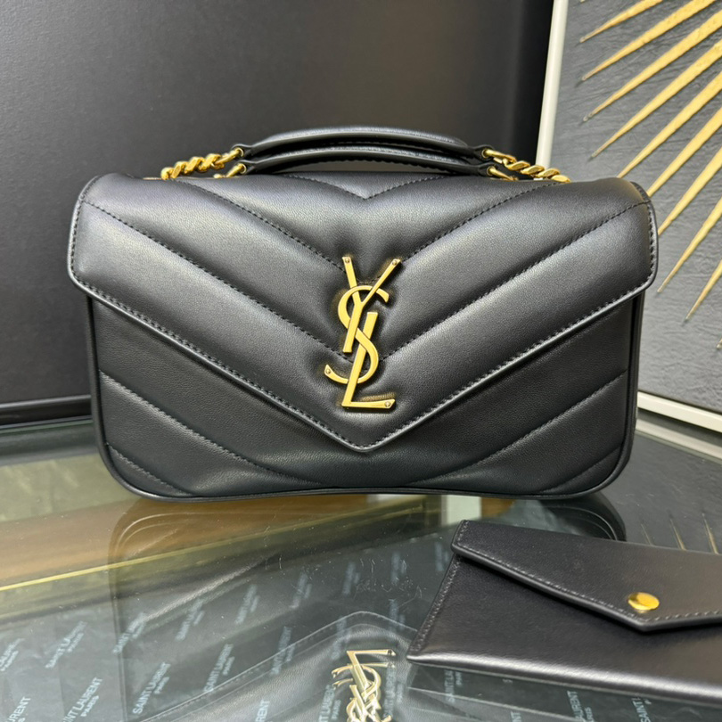 생로랑 루루 스몰 마틀라세 숄더백 801437