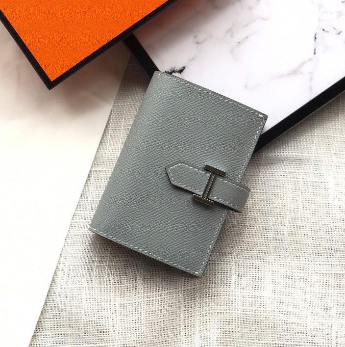 에르메스 베안 반지갑 로즈 아잘리 은장 5컬러 H039790