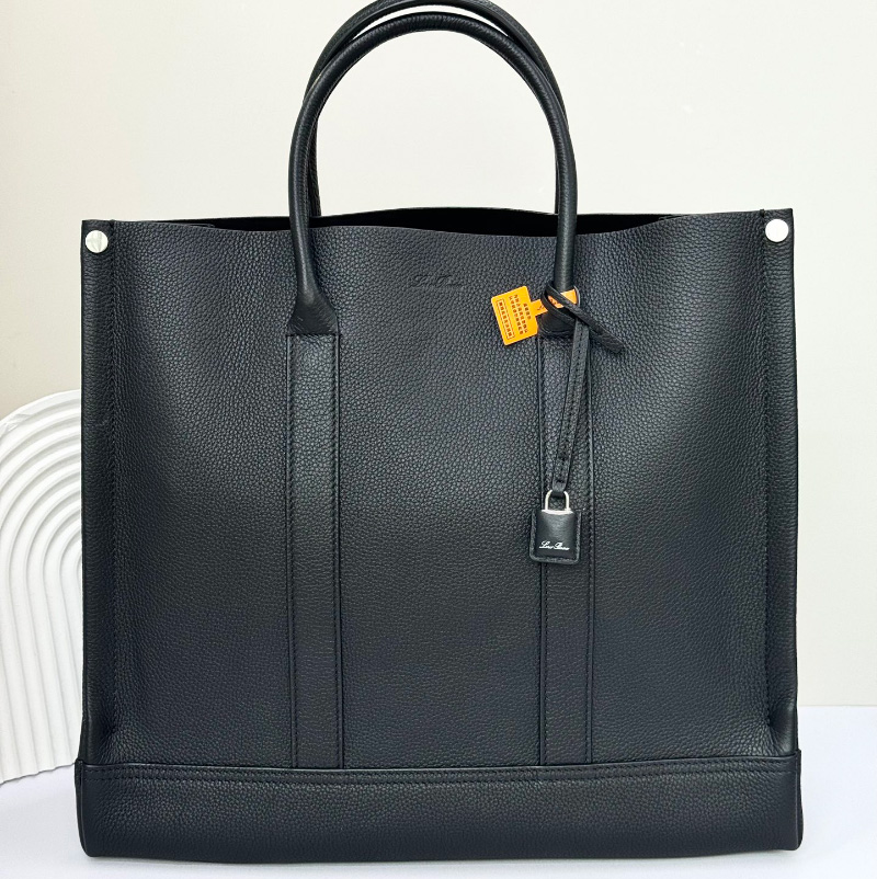 로로피아나 스몰 빔 토트백 2컬러 오닉스 FAO4357_804M