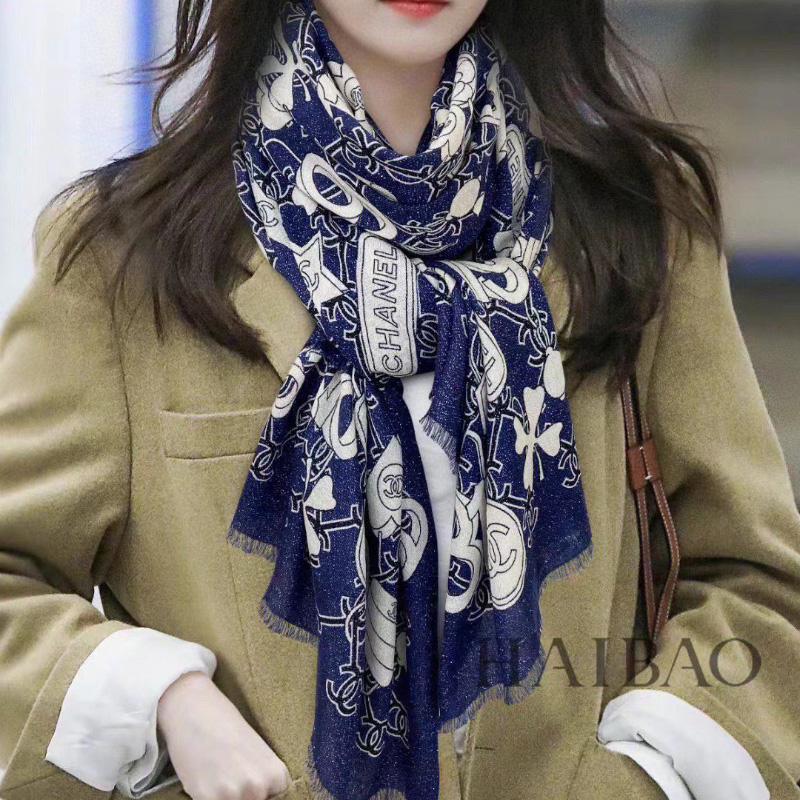 샤넬 고품질 스카프 머플러 2칼라 37