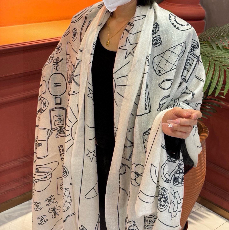 샤넬 고품질 스카프 머플러 2칼라 39