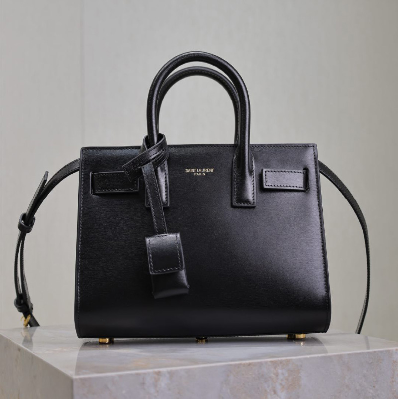 생로랑 삭 드 주르 베이비 레더 토트 숄더백 3컬러 717440