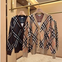 버버리 남녀공용 가디건 체크 울 블렌드 카디건 2컬러 80934911