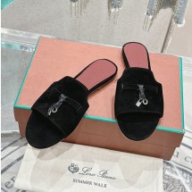 로로피아나 썸머 참 스웨이드 샌들 11컬러  FAI5580 W000