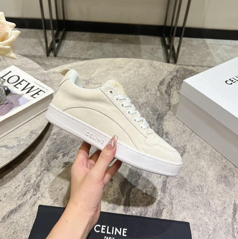 셀린느 헌팅턴 스니커즈 낮은 송아지 가죽 벨벳 및 메쉬 3컬러 361015019C