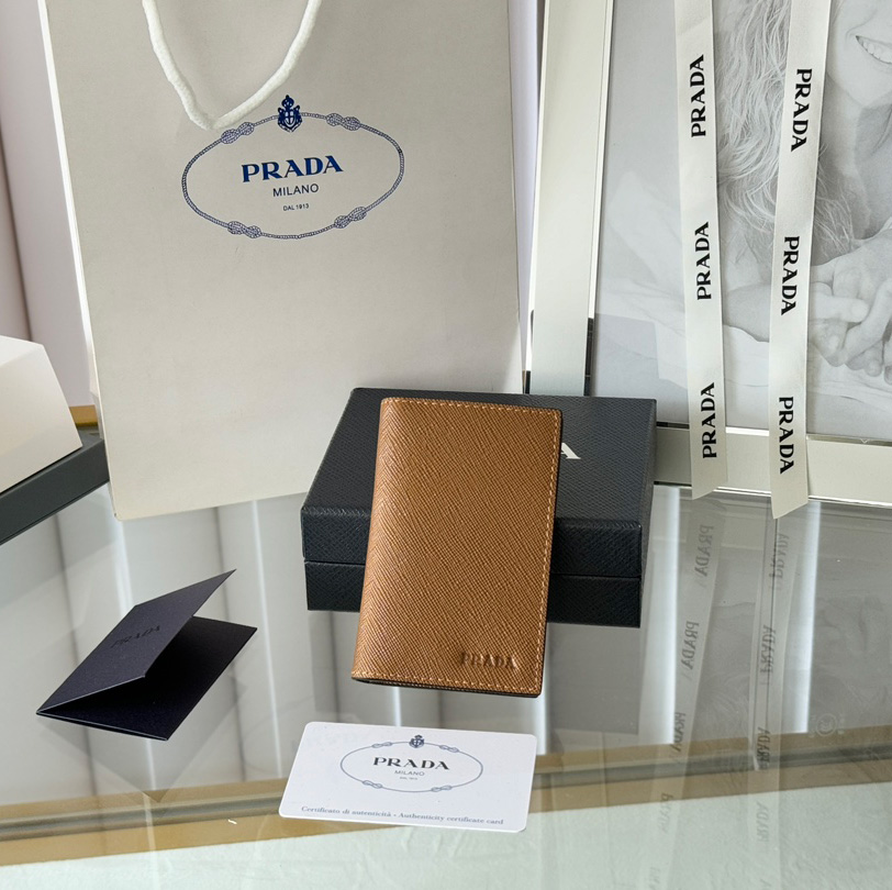 프라다 사피아노 카드홀더 4컬러 로고각인 2MC101
