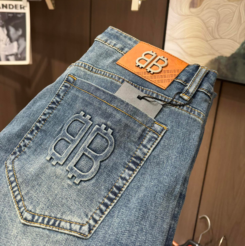 버버리 고품질 청바지 38