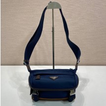 프라다 리나일론 사피아노 레더 숄더 백 2VH171