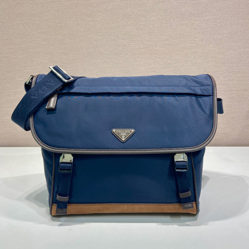 프라다 리나일론 가죽 숄더백  2VD052