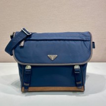프라다 리나일론 가죽 숄더백  2VD052