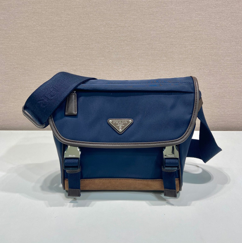 프라다 남성 삼각로고 리나일론 숄더 크로스백 2VD066