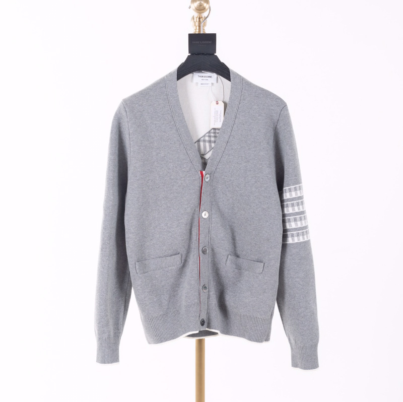 톰브라운 플레인 자카드 가디건 2컬러 MKC386A