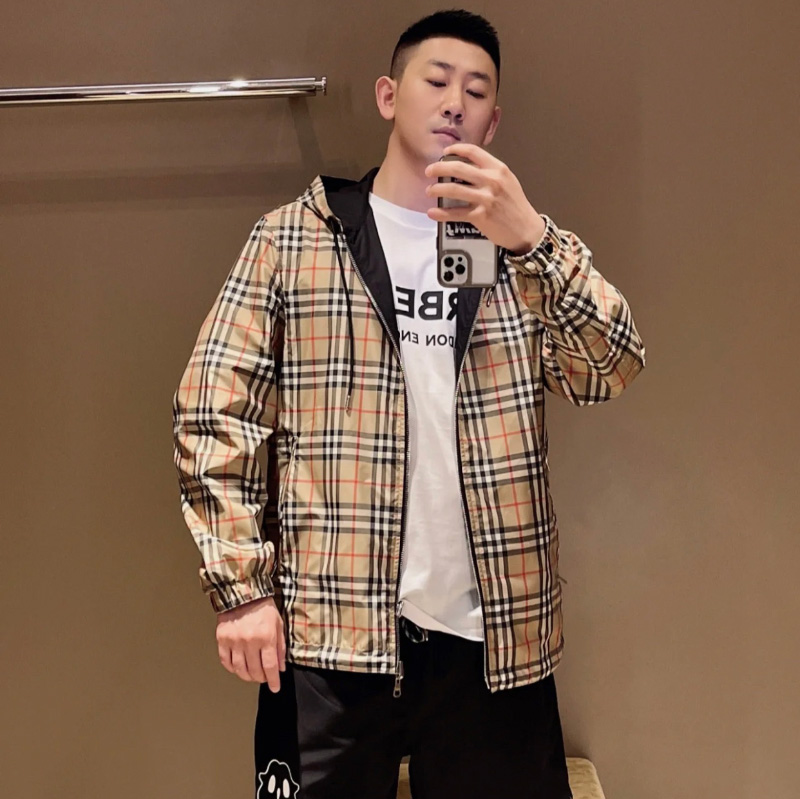 버버리 리버서블 남여공용 양면 후드자켓 80270971