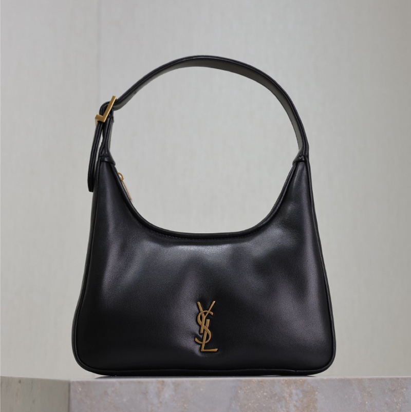 생로랑 칼립소 램스킨 미니 호보백 블랙 791484