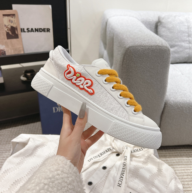 디올 x 카우스 카프스킨 오블리크 캔버스 B33 스니커 리미티드 앤 넘버드 에디션 남여공용 2컬러 3SN303ZEY