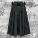 프라다 테크니컬 원단 미디 스커트 21H958