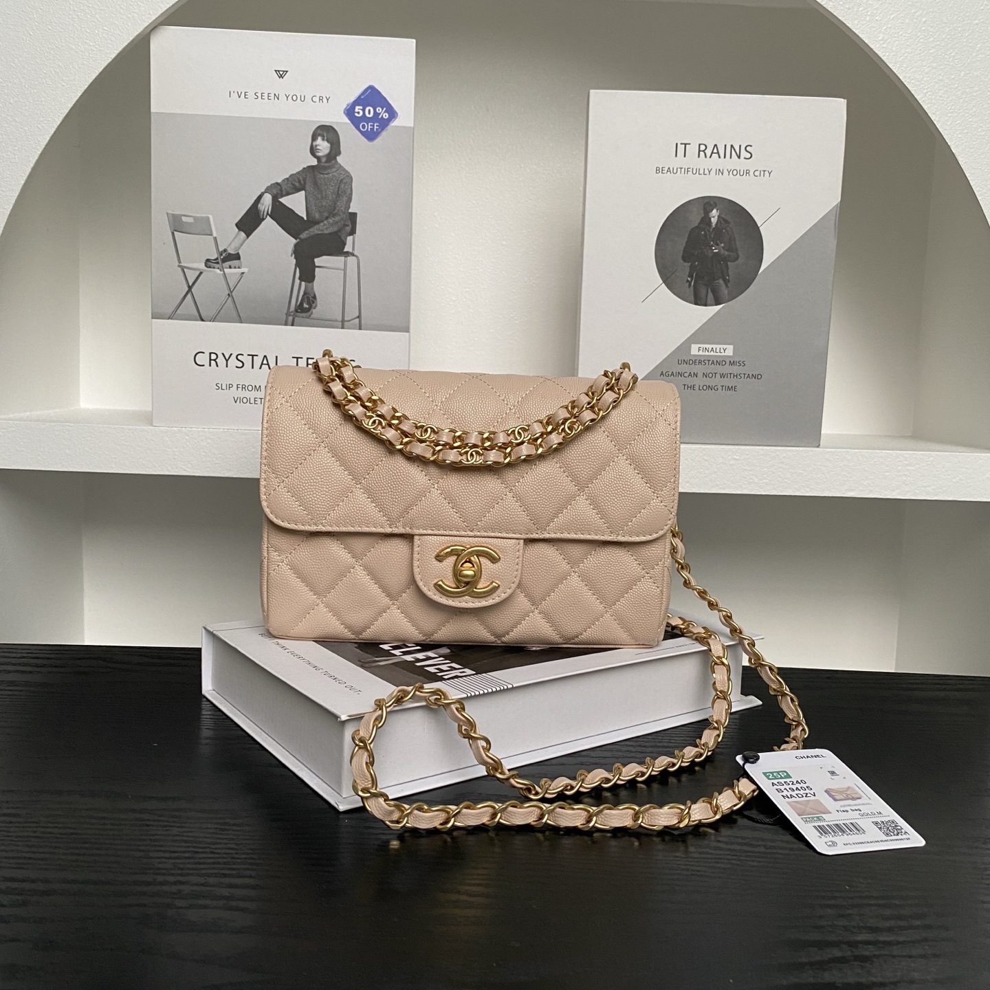 샤넬 25ss 플랩백 캐비어 금장 3컬러 AS5240