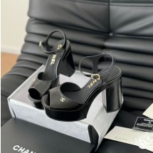 샤넬 샌들 공방 컬렉션 플랫폼 통굽 샌들 G45740