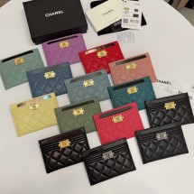 샤넬 보이 카드홀더 슬롯 지갑 캐비어 11컬러 A84431