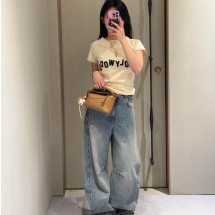 로에베 고품질 여성 청바지 01