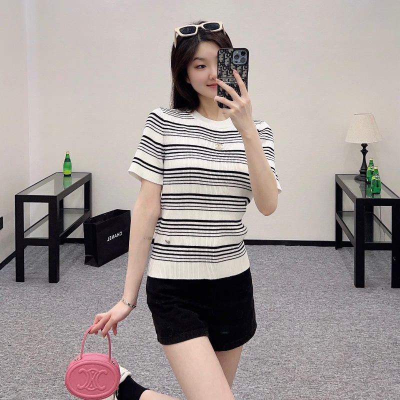 샤넬 고품질 여성 반팔티 2칼라 06