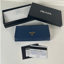 프라다 사피아노 레더 플랫 장지갑 1MH132 QWA F0016