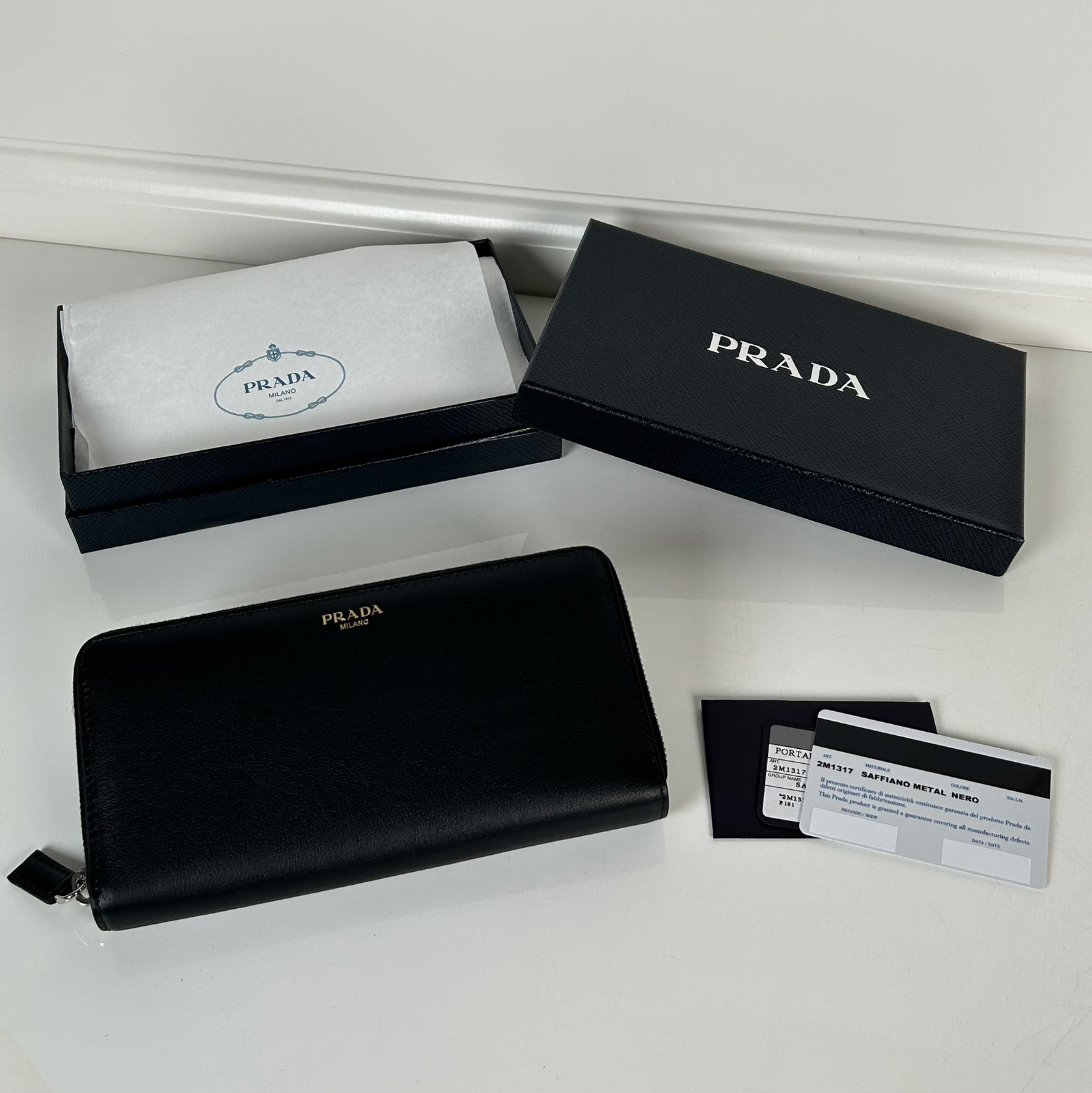 프라다 장지갑 2컬러 1ML506 2CYS