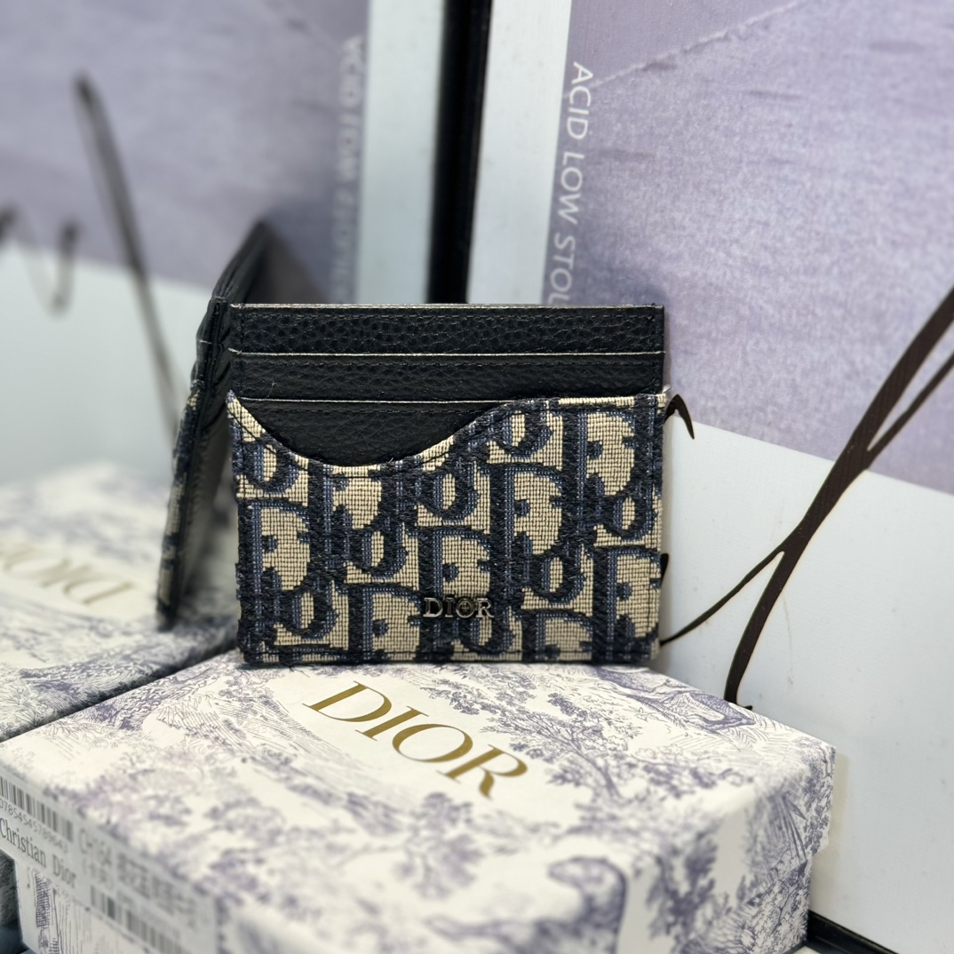 디올 오블리크 새들 남성 카드 홀더 지갑 2컬러 2ADCH164YKS_H03E