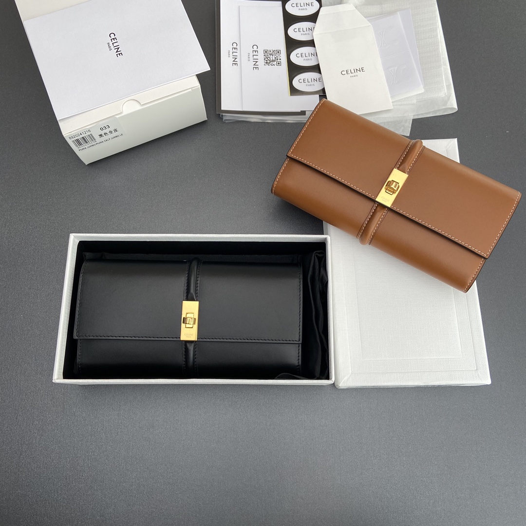 셀린느 대형 지갑 16 브릴리언트 송아지 가죽 2컬러 10M033CQ7