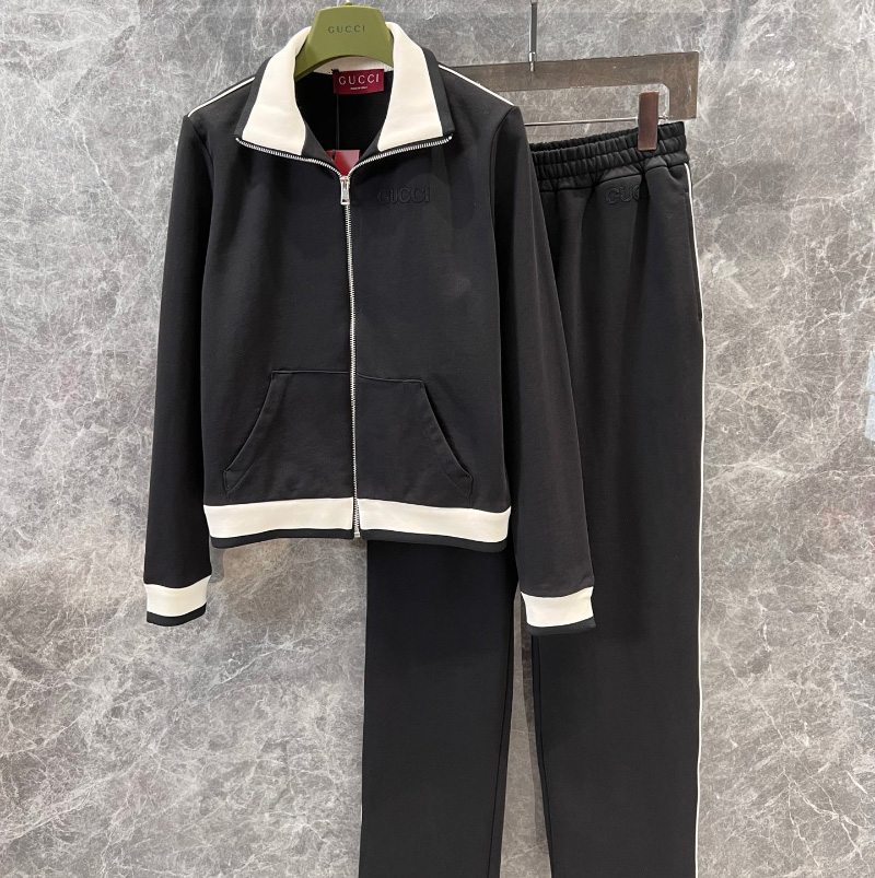 구찌 면 폴라 집업 재킷 ‎세트 805365 XJG06 1043