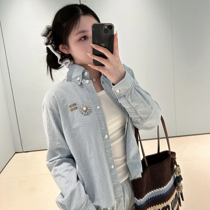 미우미우 고품질 긴팔셔츠 02