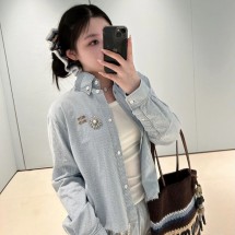 미우미우 고품질 긴팔셔츠 02