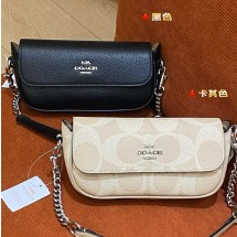 코치 헤일리 플랩백 체인백 크로스바디 2컬러 CAN72