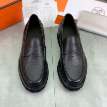 에르메스 물소가죽 라운드토우 3CM 로퍼 2컬러 H251998Z