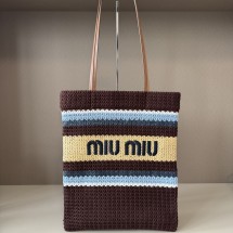 미우미우 크로셰 토트백 5BG248