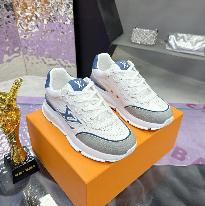 루이비통 소가죽 라운드넥 스트랩 로우탑 라이프 스니커즈 5컬러 1AHSUW