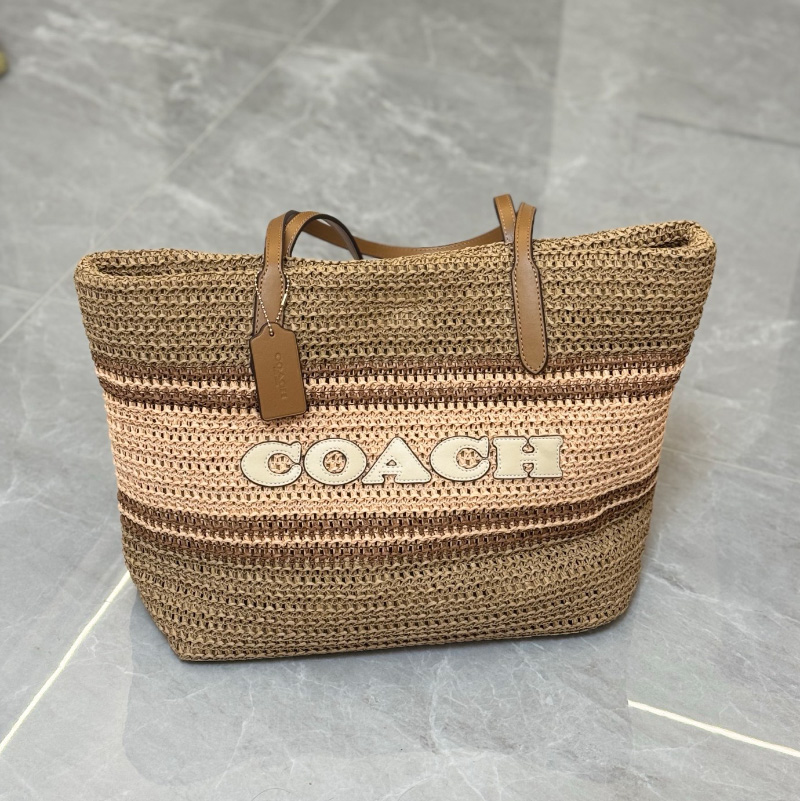 코치 스트로우 시티 토트백 CBG87