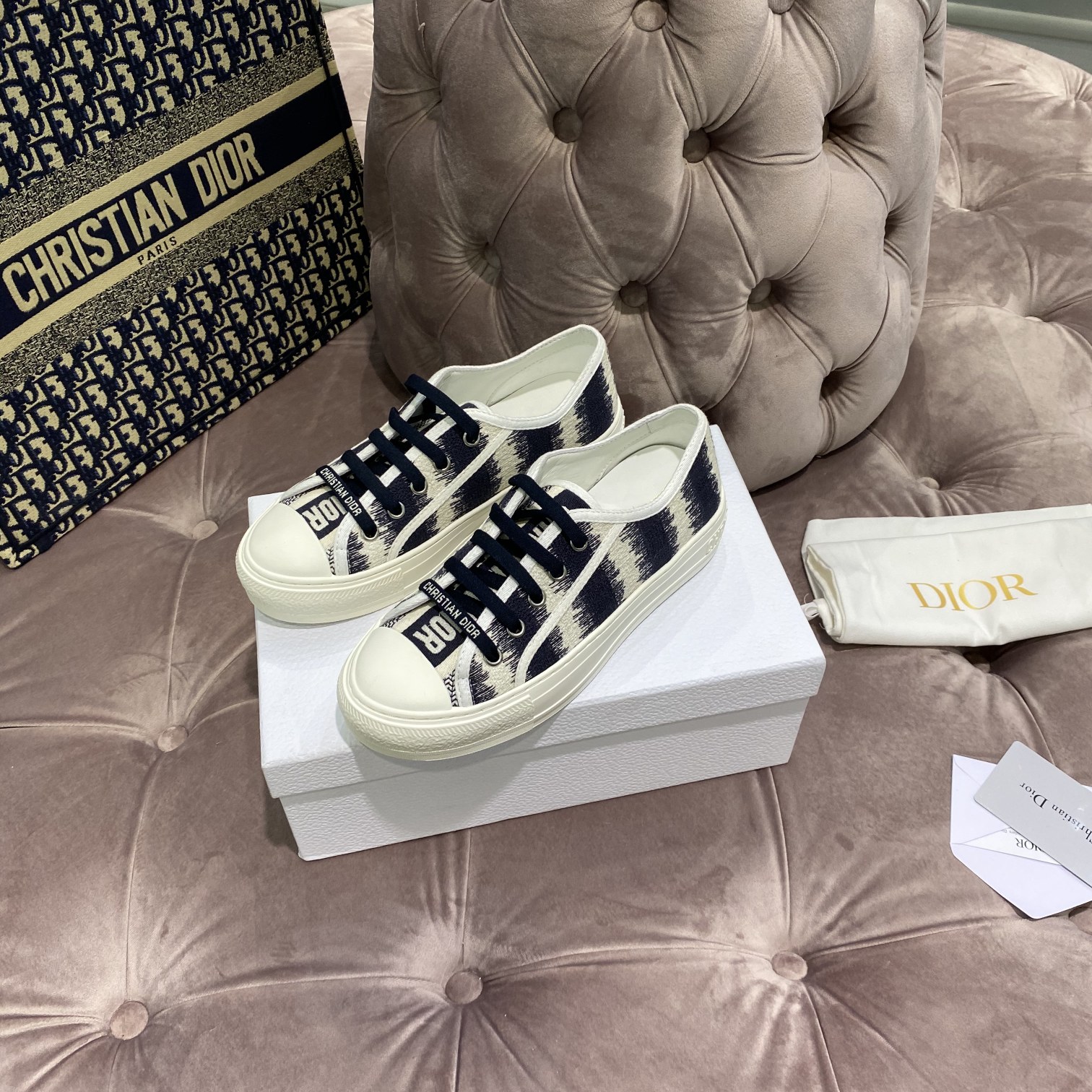 디올 워크앤디올 오블리크 스니커즈 컨버스 운동화 4컬러 KCK211OBE_S56B