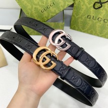 구찌 GG 로고 버클 2.0CM 3.0CM 레더 벨트 2컬러 805711