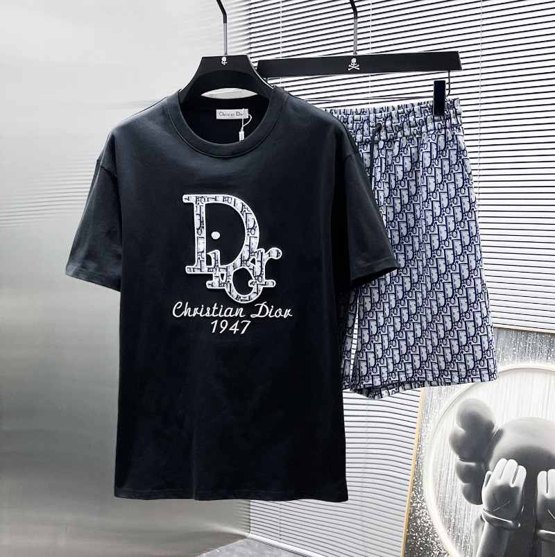 디올 고품질 반팔 반바지 세트 01