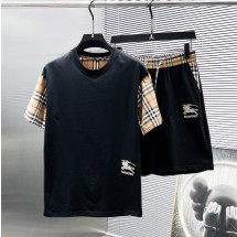 버버리 고품질 반팔 반바지 세트 2컬러 01