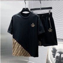 펜디 고품질 반팔 반바지 세트 01