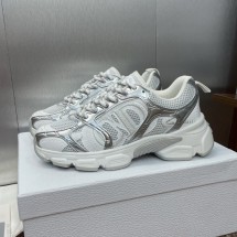 디올 크로노 여성 스니커즈 운동화 화이트 남여공용 KCK473TXX