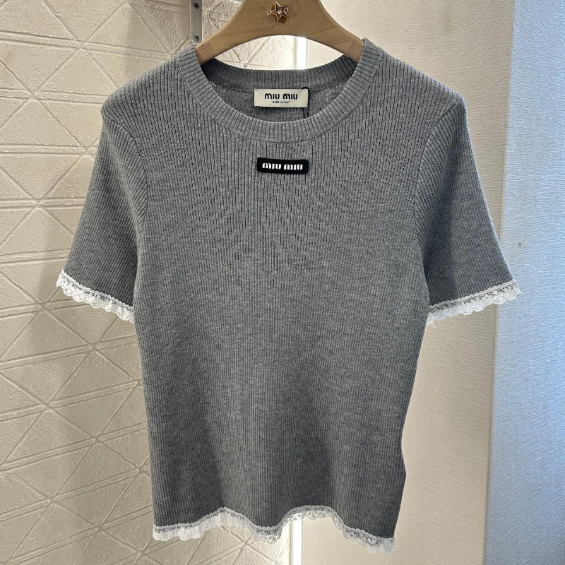 미우미우 고품질 여성 반팔티 2컬러 02